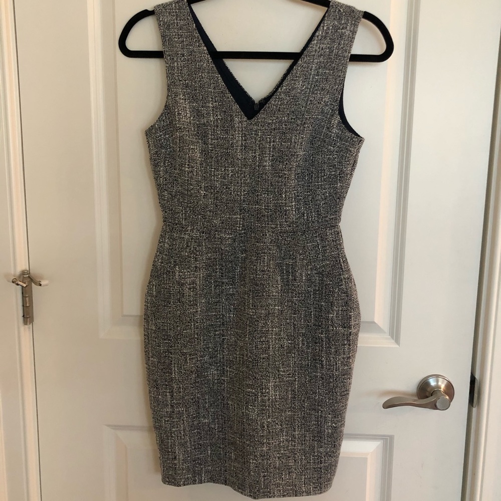 TEXTURED GRAY DRESS